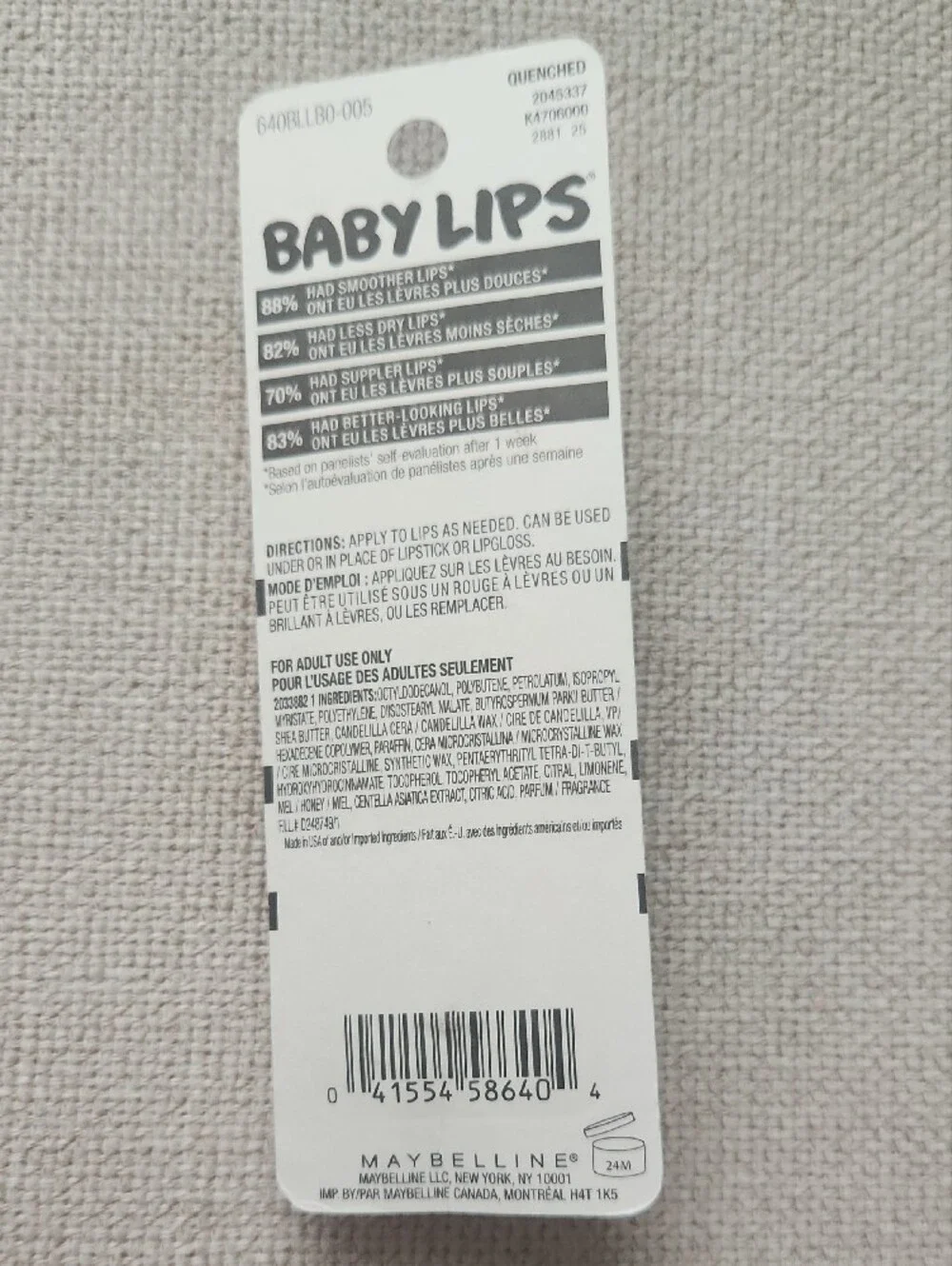 Maybelline Baby Lips Moisturizing Lip Balm - Bright Blue with Pink Accents